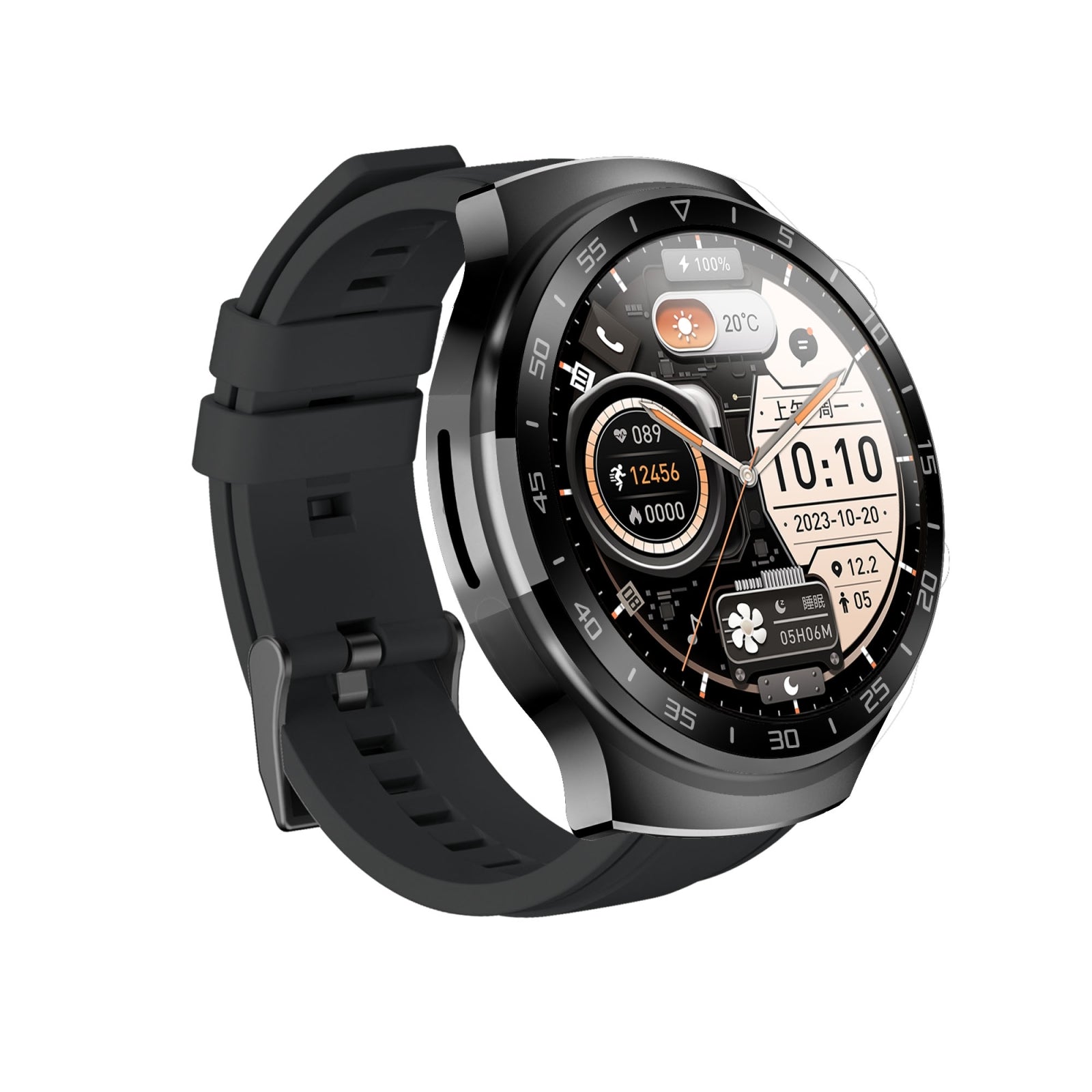 X16Pro Smartwatch 1.53" Color Display Bluetooth Calling Heart Rate Sensor Black