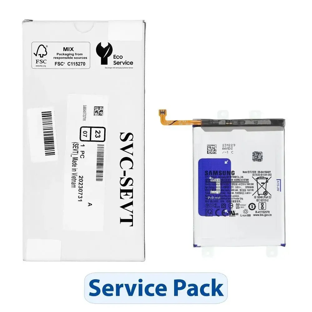Samsung Galaxy A15 SM-A15 Battery EB-BA156ABY 5000mAh | GH82-33639A Original Service Pack