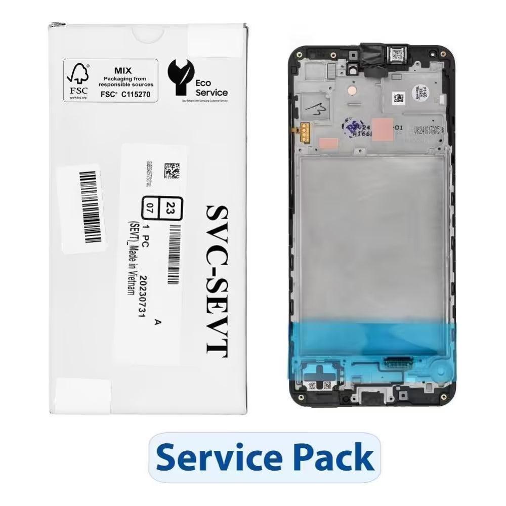 Samsung Galaxy A16 5G SM-A166 Display Screen Replacement Assembly with Frame Black | Original Service Pack