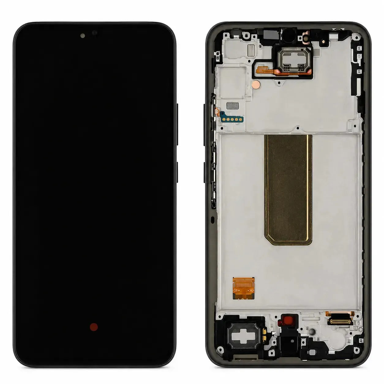 Samsung Galaxy A34 SM-A346 Display Screen Replacement Assembly with Frame Black | Original Service Pack