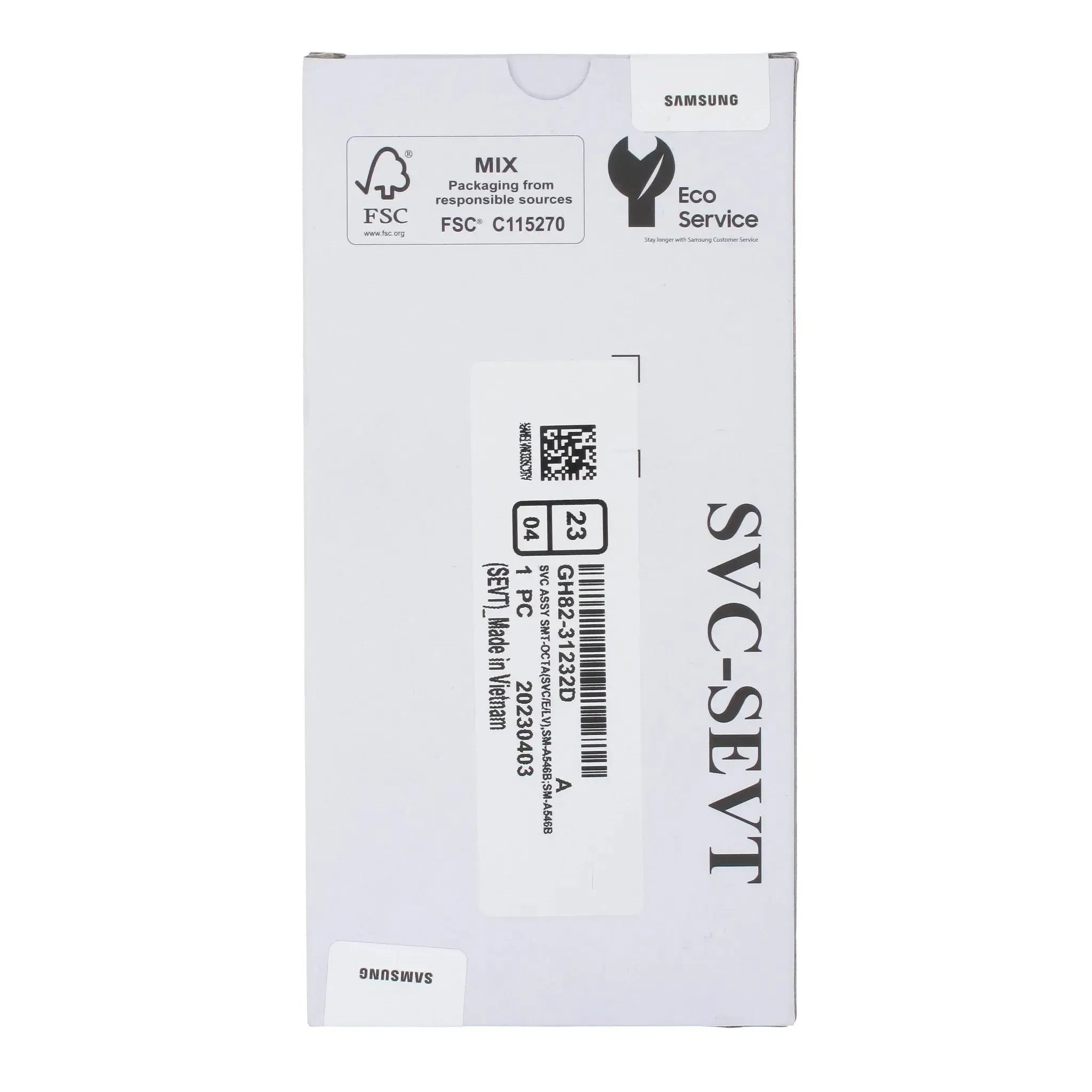 Samsung Galaxy A54 SM-A546 Display Screen Replacement Assembly with Frame Purple | Original Service Pack