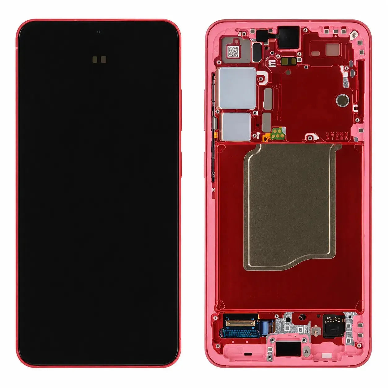 Samsung Galaxy S25 SM-S931 Display Screen Replacement Assembly with Frame Coral Red | Original Service Pack