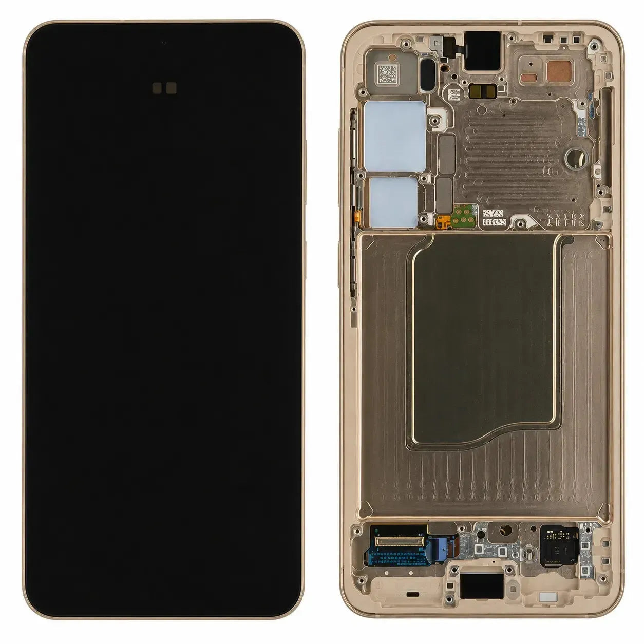 Samsung Galaxy S25 SM-S931 Display Screen Replacement Assembly with Frame Pink Gold | Original Service Pack