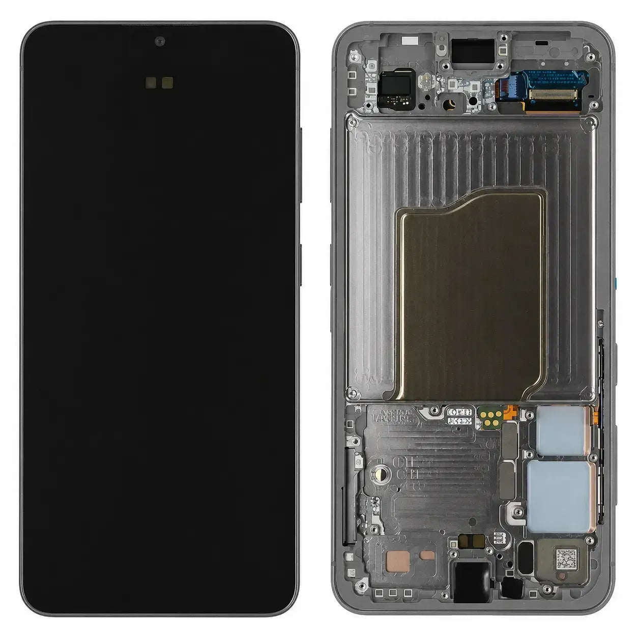 Samsung Galaxy S25 SM-S931 Display Screen Replacement Assembly with Frame Silver | Original Service Pack
