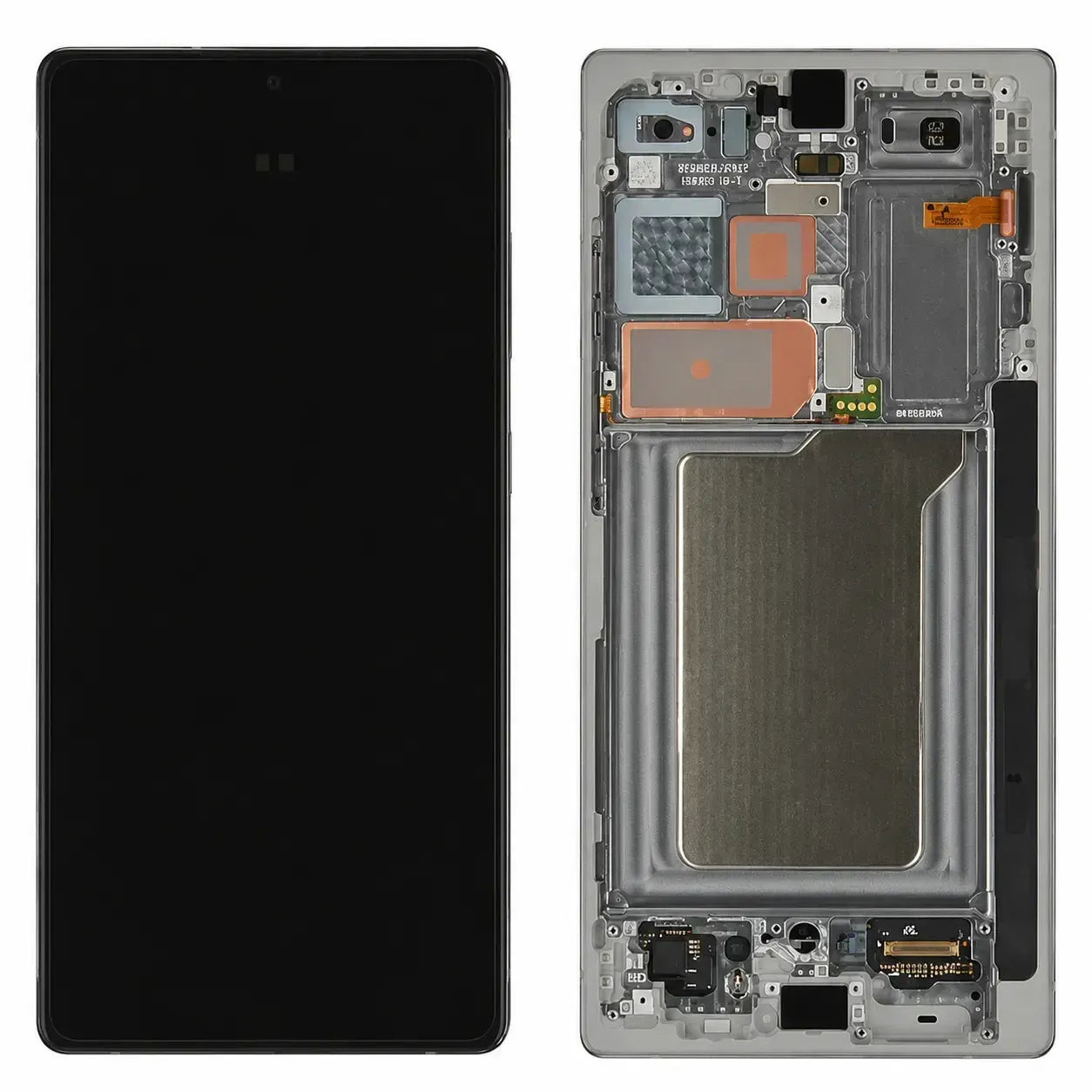 Samsung Galaxy S25 Ultra SM-S938 Display Screen Replacement Assembly with Frame Silver | Original Service Pack