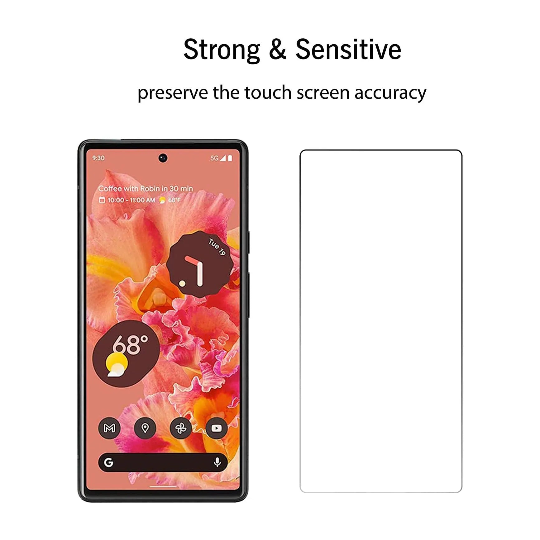 Screen Protector For Google Pixel 6 Tempered Glass