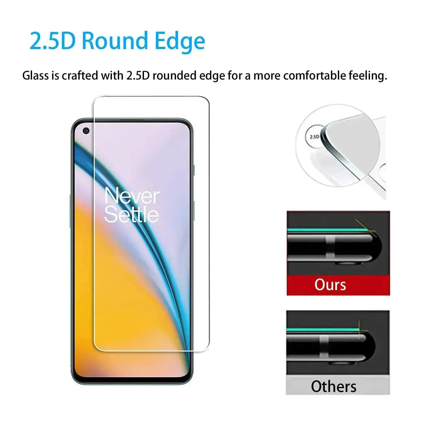 Screen Protector For OnePlus Nord 2 5G Tempered Glass