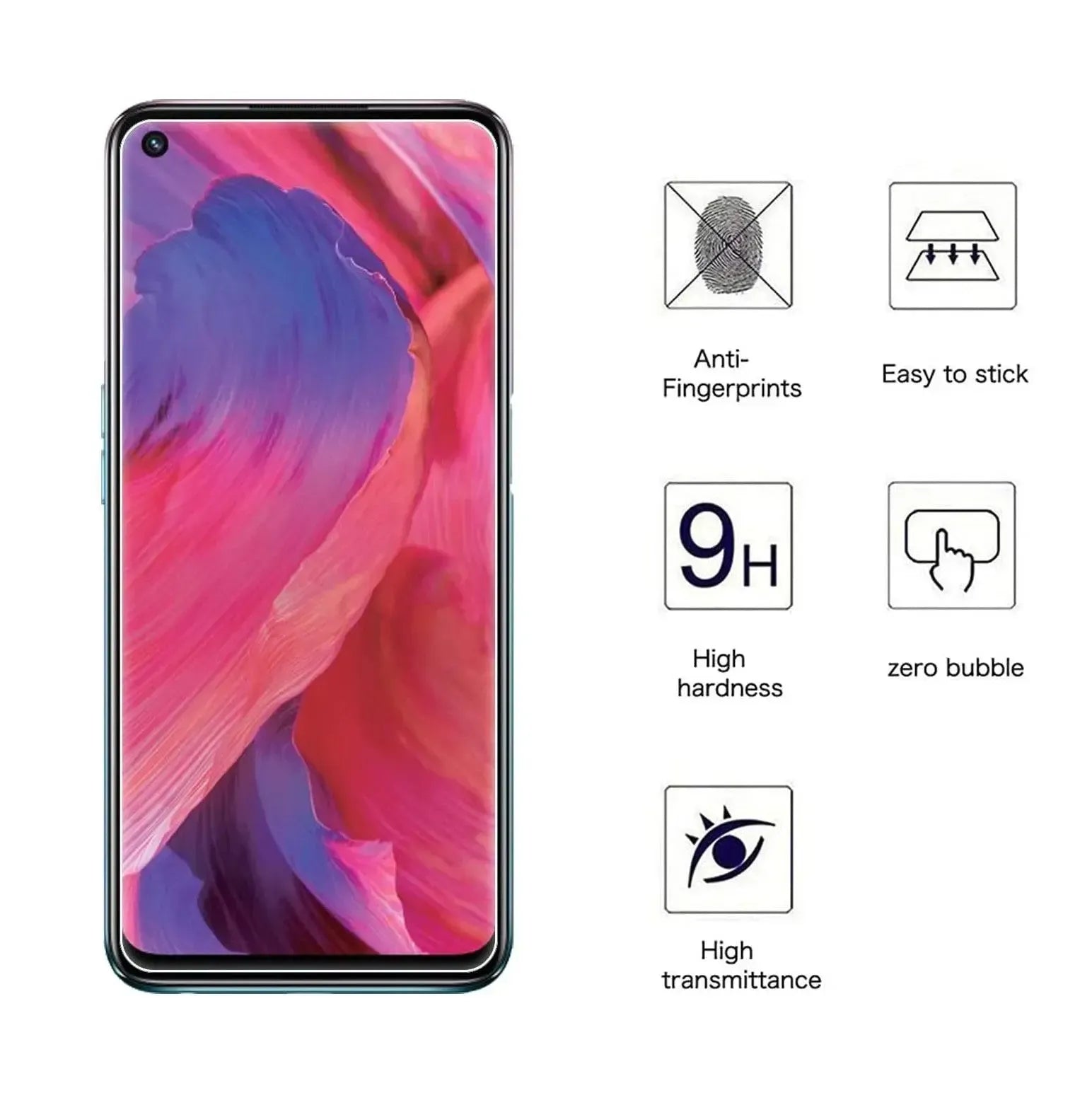 Screen Protector For Oppo A54 5G Tempered Glass