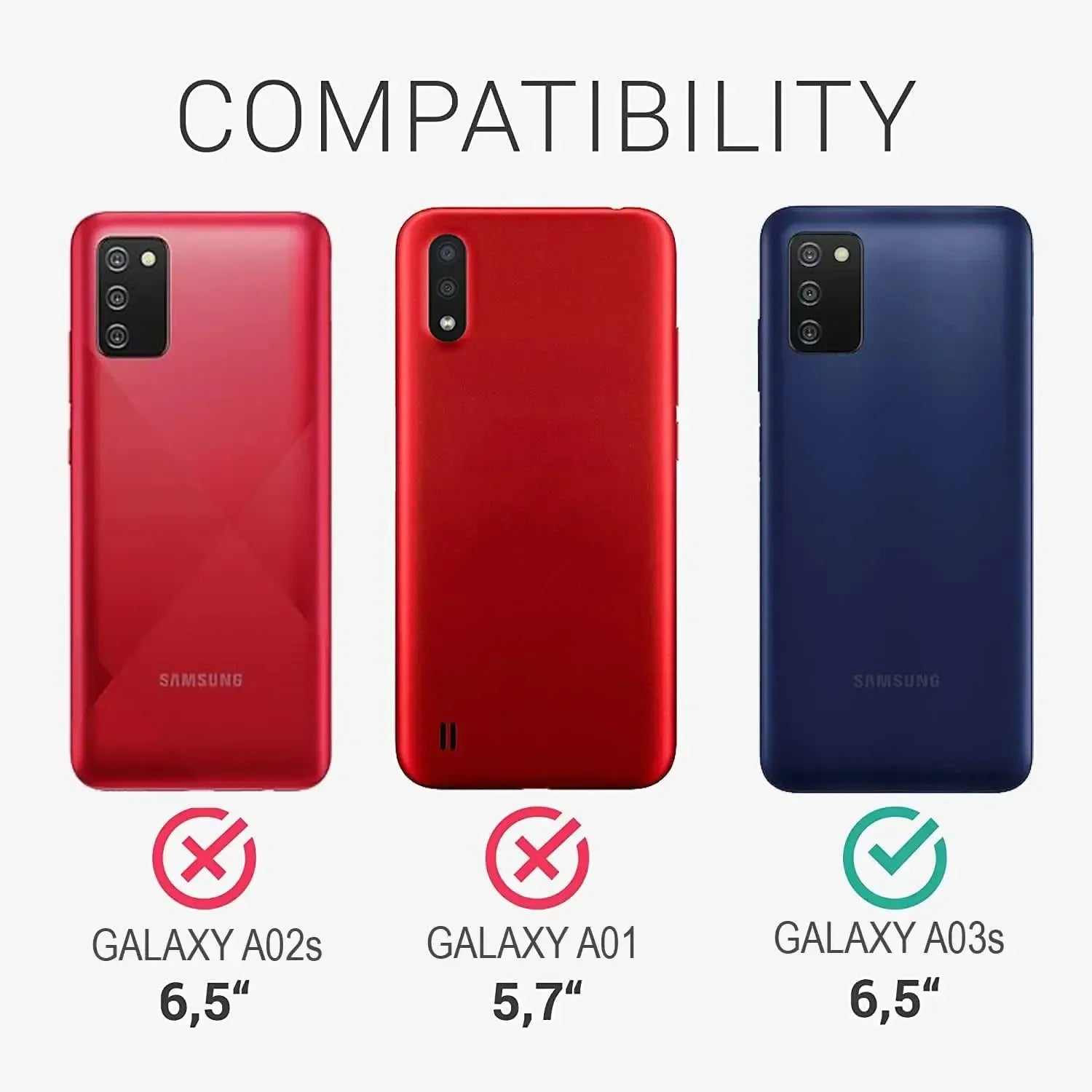 Screen Protector For Samsung Galaxy A03s Tempered Glass