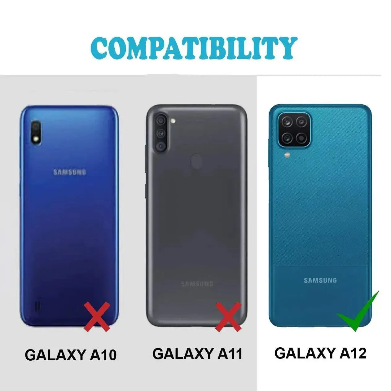 Screen Protector For Samsung Galaxy A12 Tempered Glass