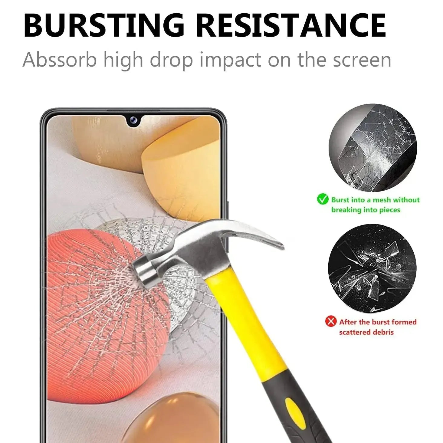 Screen Protector For Samsung Galaxy A42 5G Tempered Glass