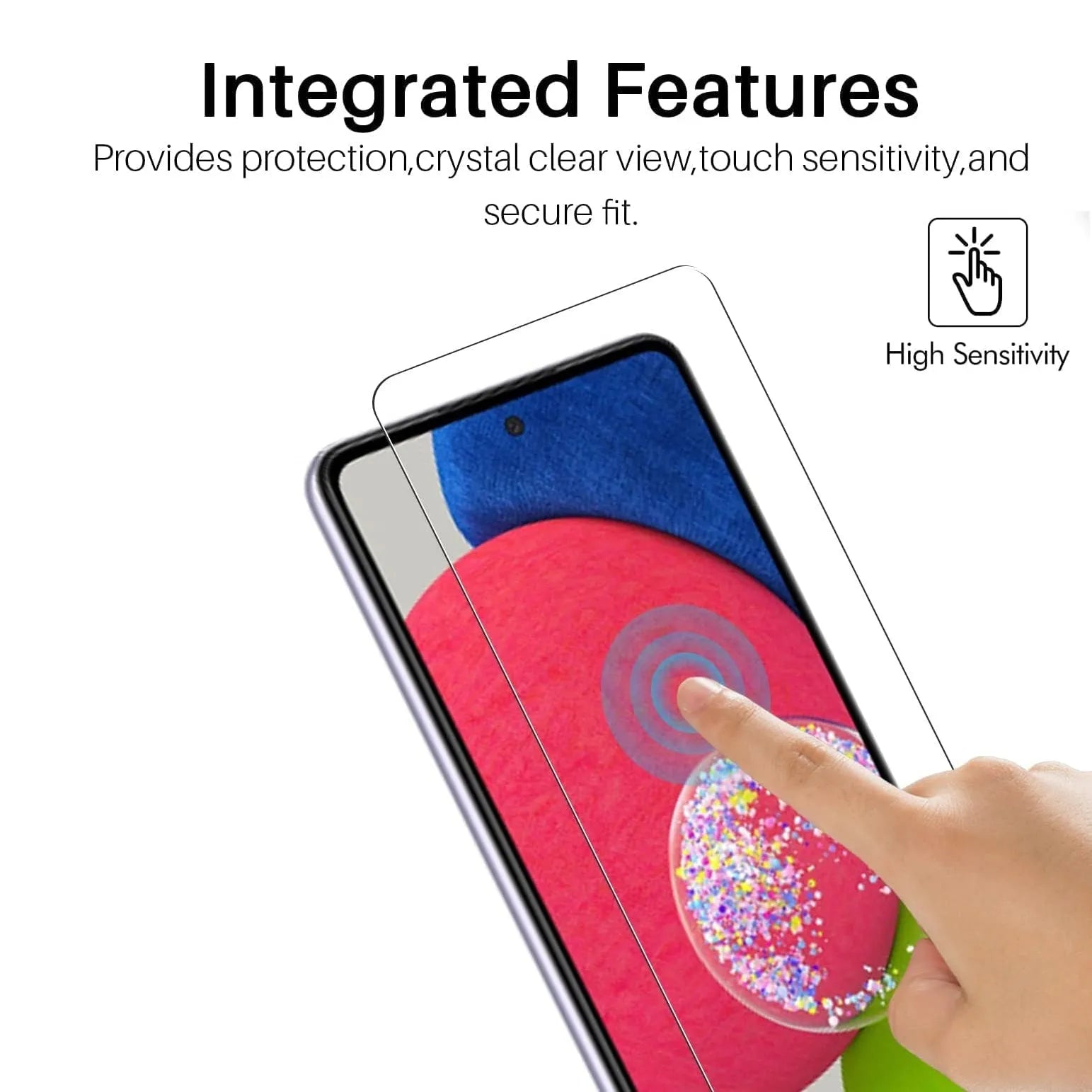 Screen Protector For Samsung Galaxy A52 / A52 5G Tempered Glass