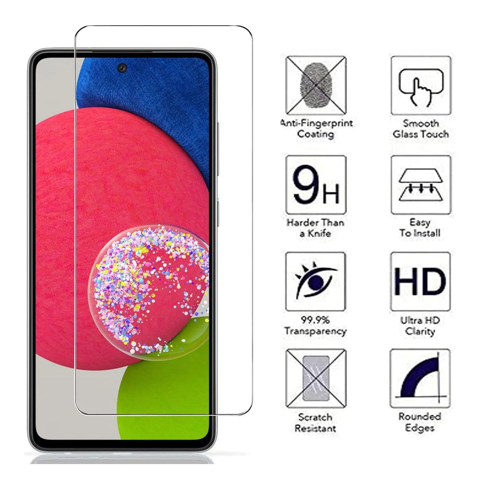 Screen Protector For Samsung Galaxy A52s 5G Tempered Glass