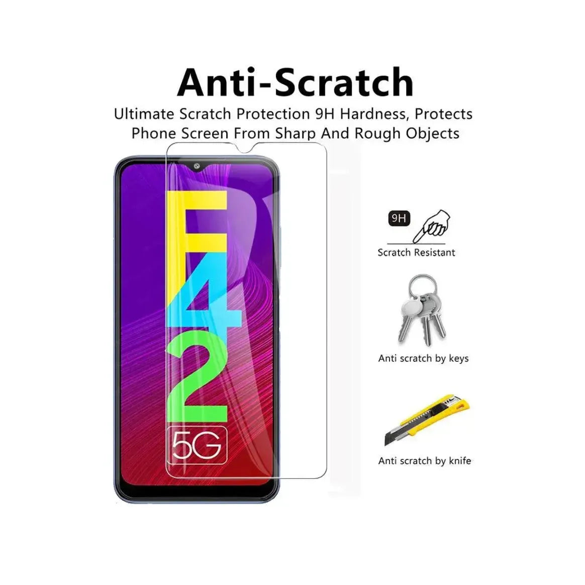 Screen Protector For Samsung Galaxy F42 5G Tempered Glass