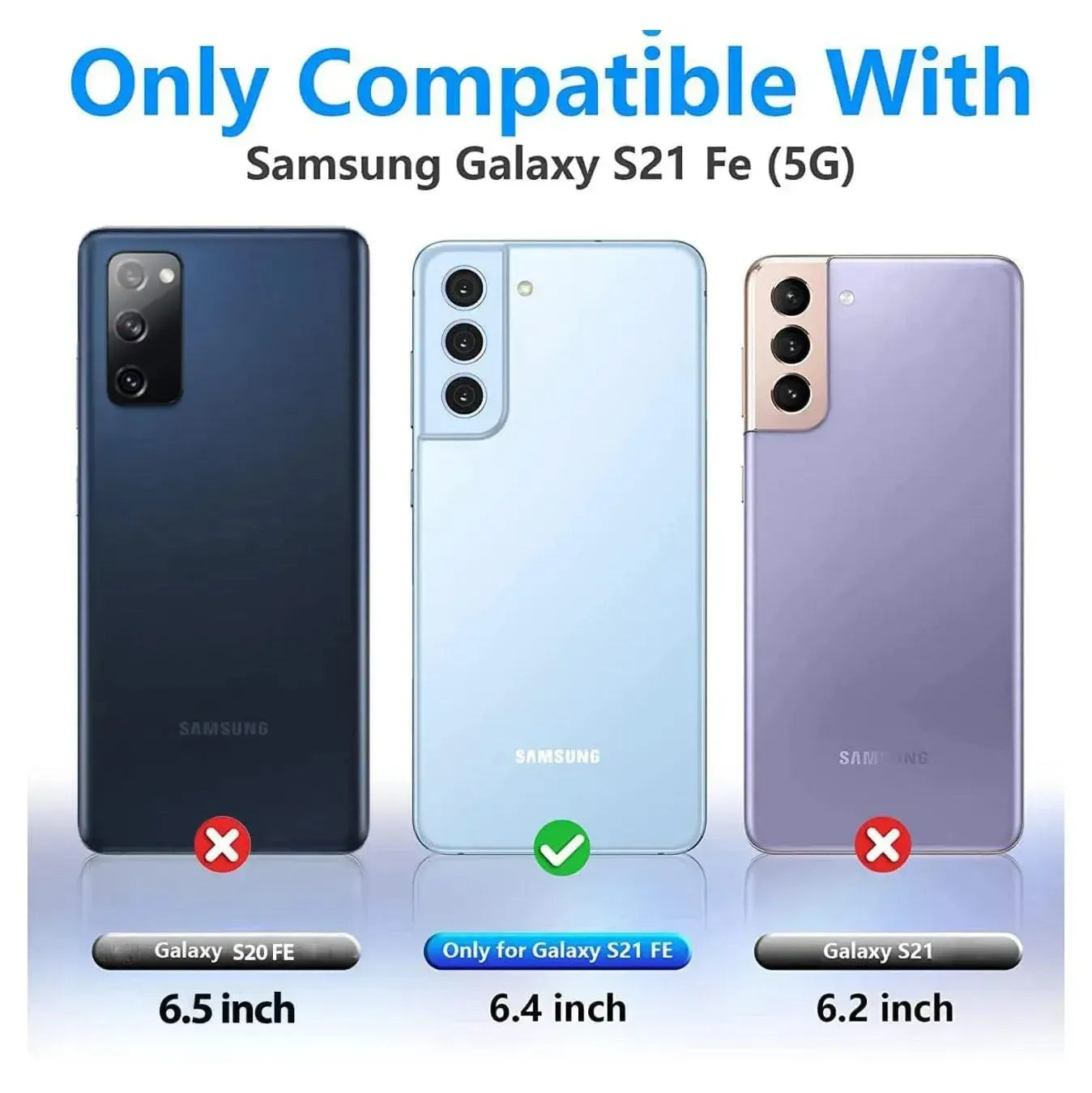 Screen Protector For Samsung Galaxy S21 FE 5G Tempered Glass