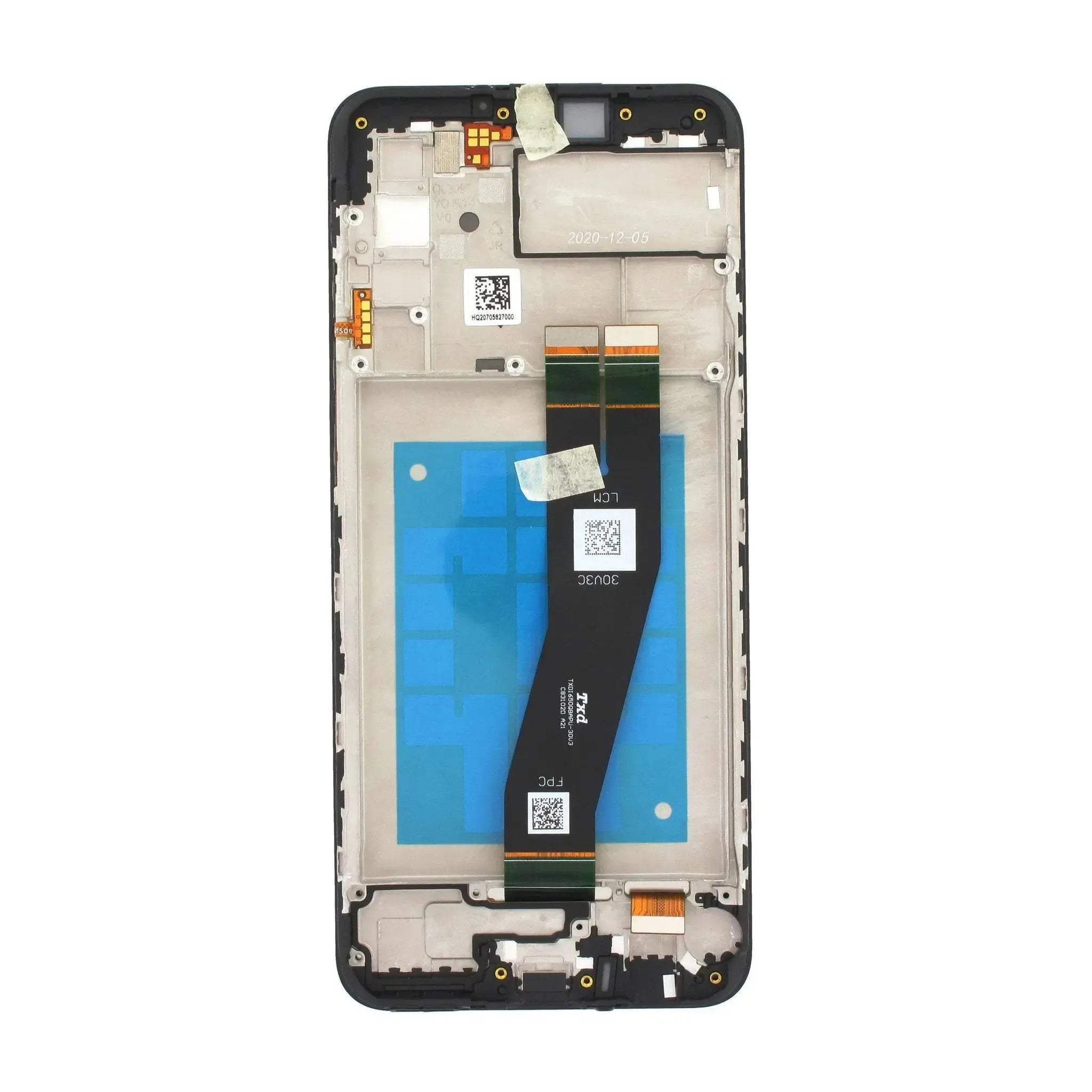 Screen Service Pack For Samsung Galaxy A02s LCD Assembly With Frame - Black