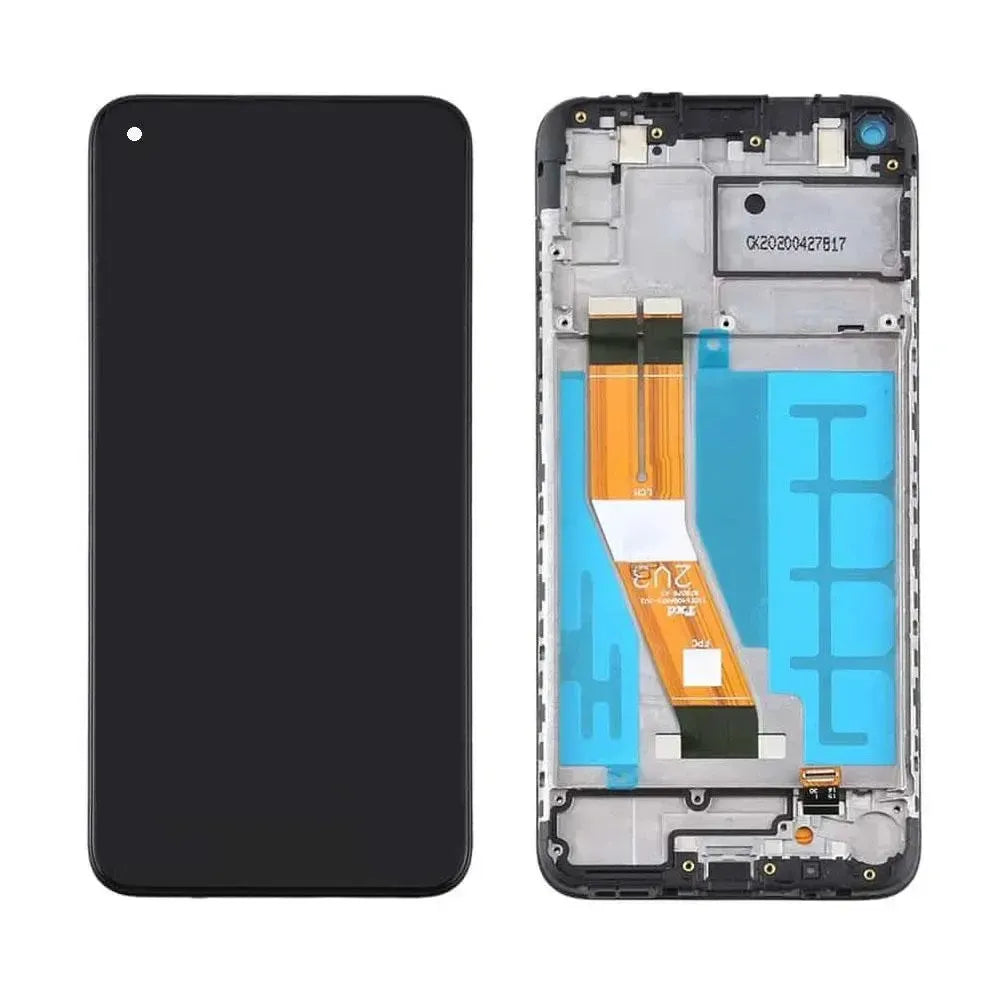 Screen Service Pack For Samsung Galaxy A11 A115 LCD Assembly With Frame - Black