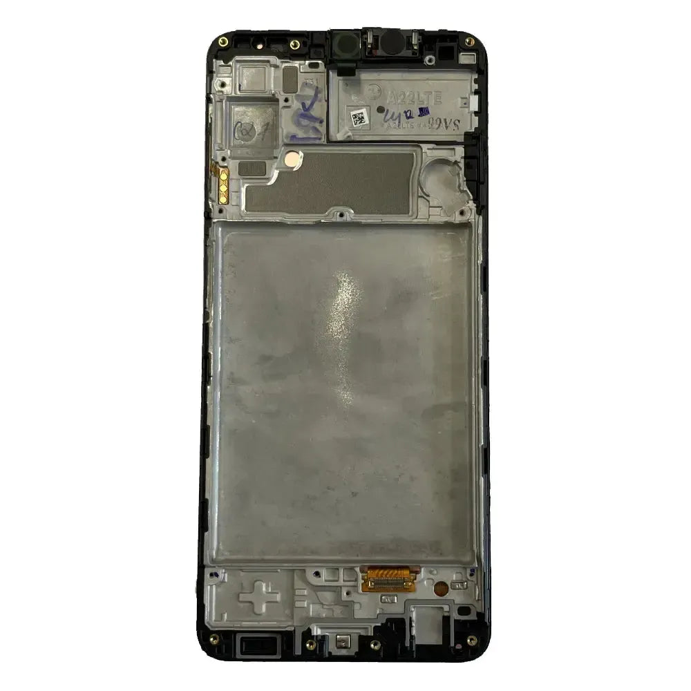 Screen Service Pack For Samsung Galaxy A22 LCD Assembly With Frame - Black
