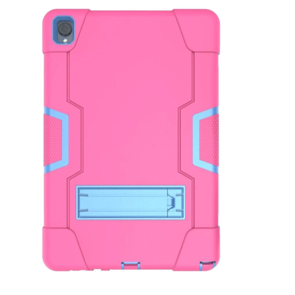 For Apple iPad 8th/7th (2020/2019) 10.2 inch Hard Case Survivor with Stand - Rose-www.firsthelptech.ie