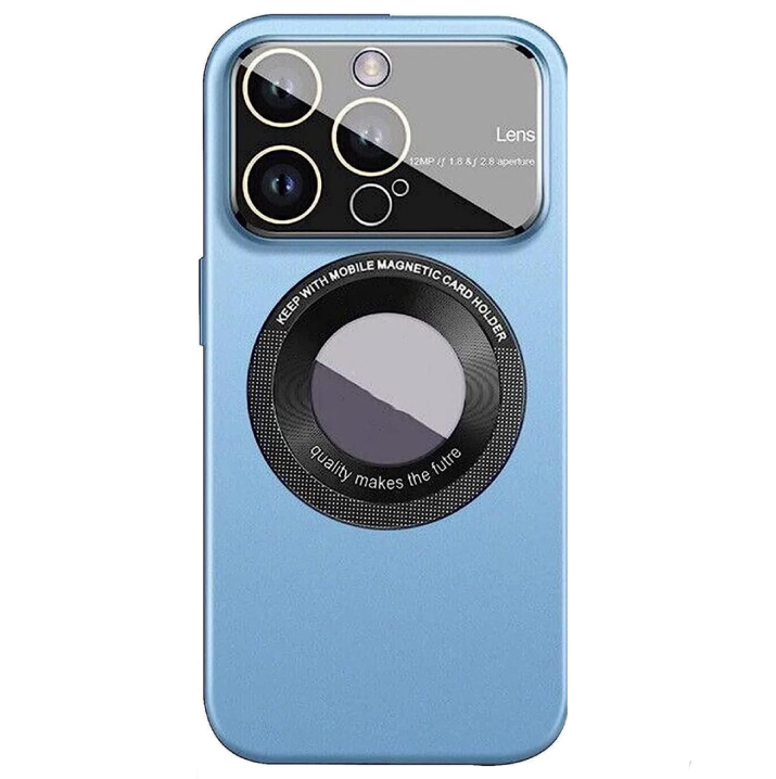 For Apple iPhone 13 YCADEN Lens Protection Magsafe Case Blue