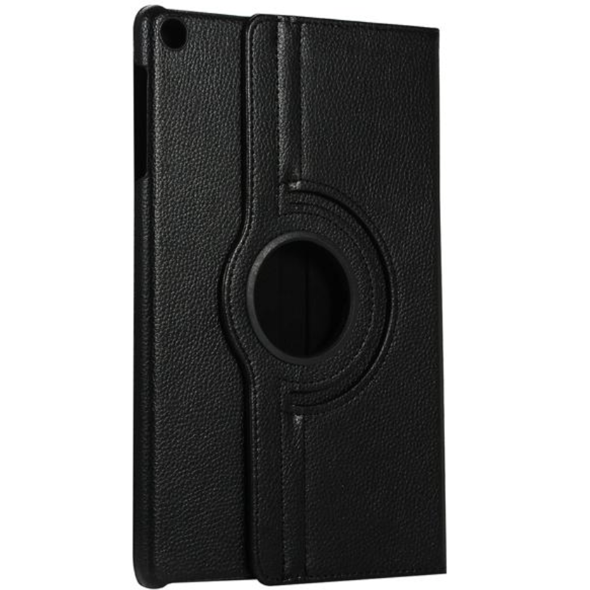 For Samsung Galaxy Tab A8 10.5 SM-X200 (2021) 360 Degree Rotation Wallet Case - Black