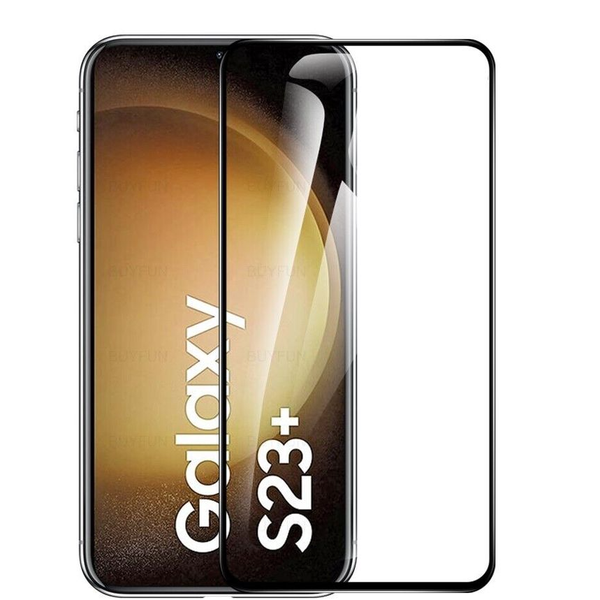 For Samsung Galaxy S23 Plus Full Coverage 9D Tempered Glass-www.firsthelptech.ie