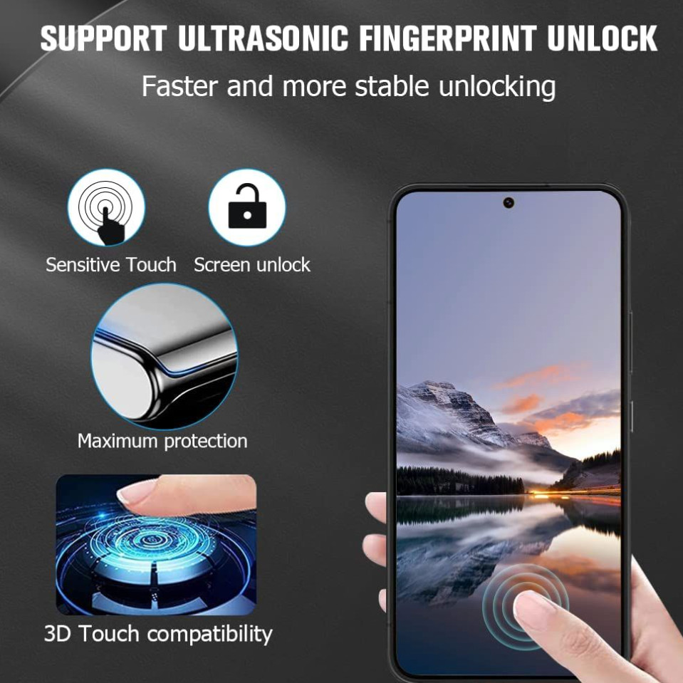 For Samsung Galaxy S23 Plus Full Coverage 9D Tempered Glass-www.firsthelptech.ie