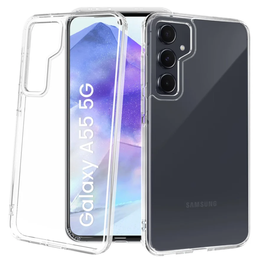 For Samsung Galaxy A55 5G Space Collection Ultra Shockproof Transparent Hard Case-www.firsthelptech.ie
