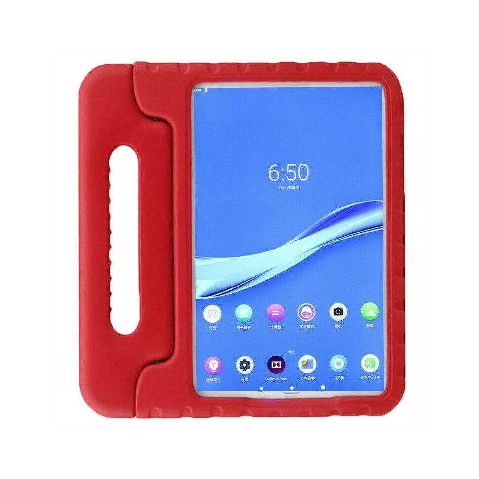 For Lenovo Tab M10 TB-X505F / TB-X505N Kids Case Shockproof Cover With Stand - Red-www.firsthelptech.ie