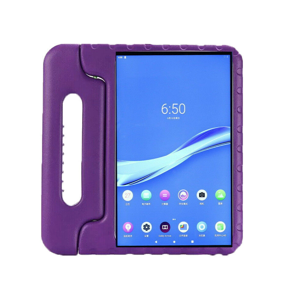 For Lenovo Tab P11 TB-J606F / J606X Kids Case Shockproof Cover With Stand - Purple-www.firsthelptech.ie