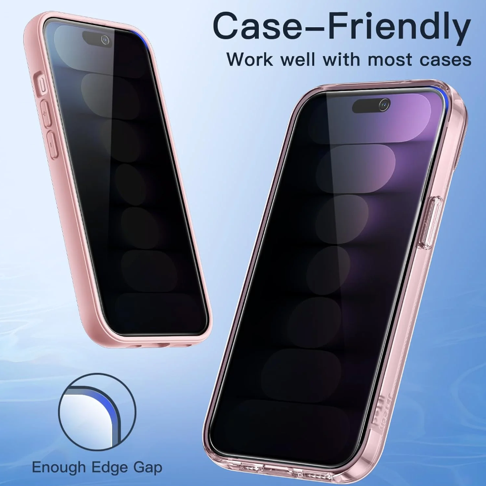 Privacy Anti Spy Screen Protector For Apple iPhone 16 Tempered Glass-www.firsthelptech.ie