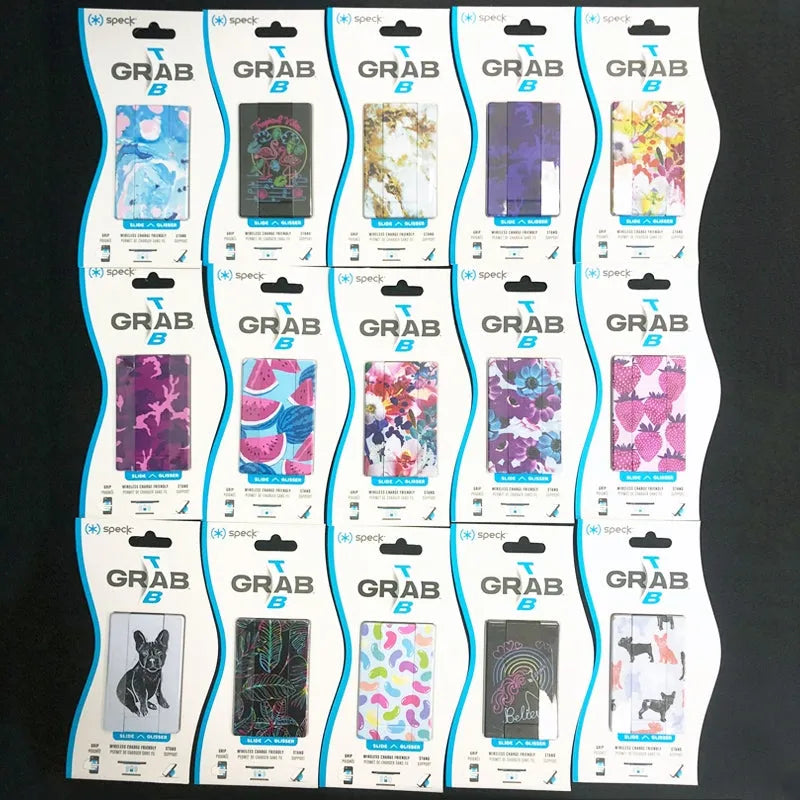 Speck Grabtab Slide Glisser Phone Grip Artistic Mix-Design