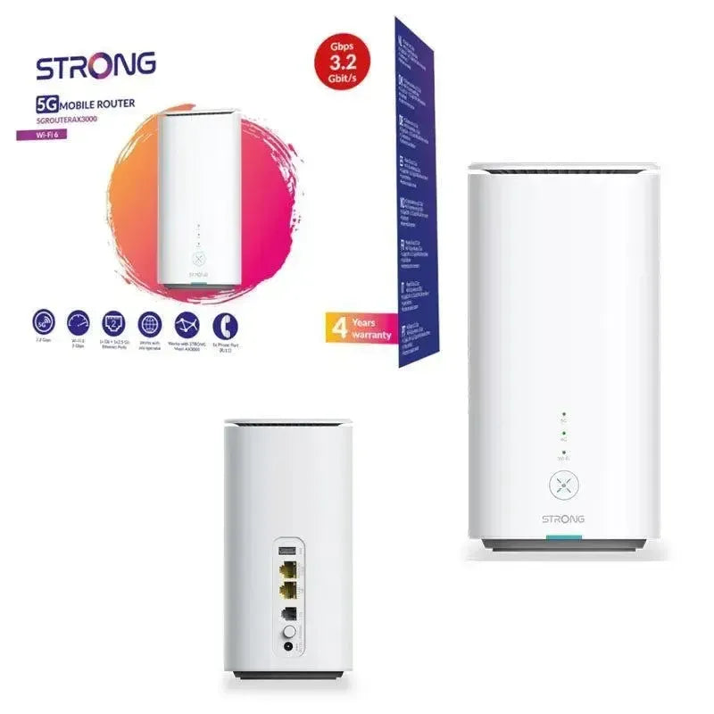 Strong 5G Unlocked Mobile Broadband Wireless Router Wi-Fi 6