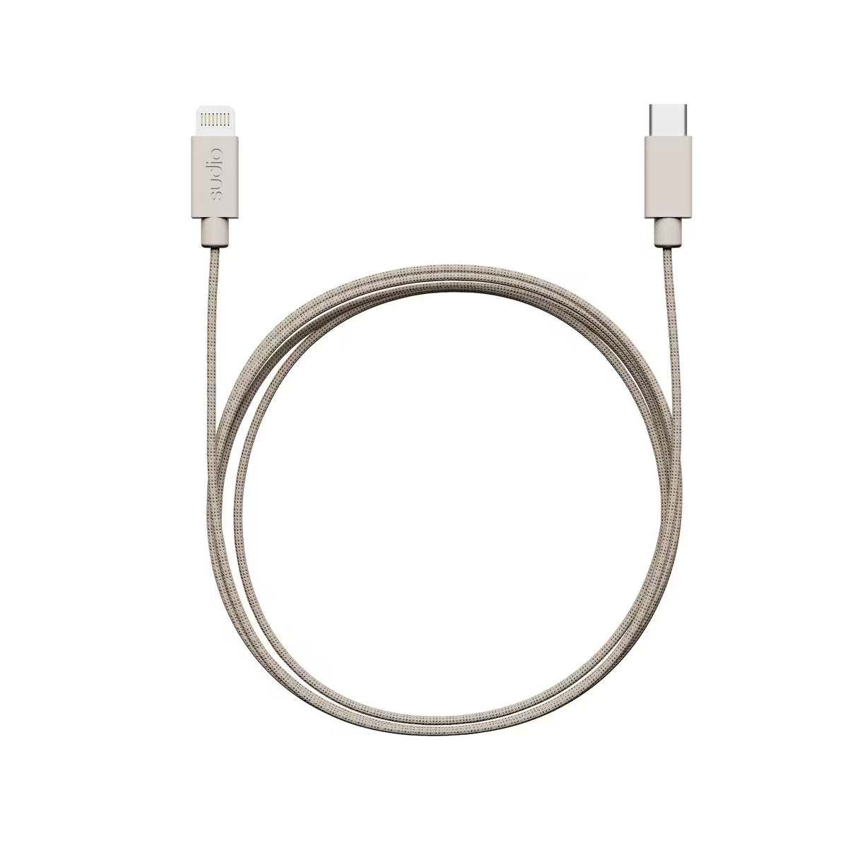 Sudio C1-L C To Lightning 1.8M Charging Cable Sand