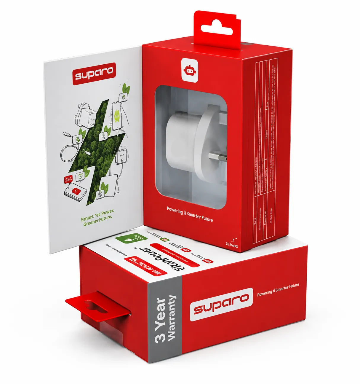 Suparo 30W GAN USB-C Wall Charger - White