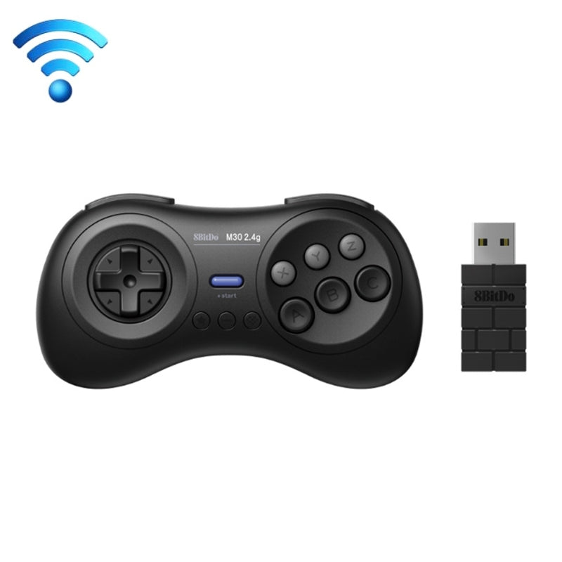 8Bitdo M30 2.4G Wireless Gamepad Controller for Sega Genesis Mini / Mega Mini-www.firsthelptech.ie