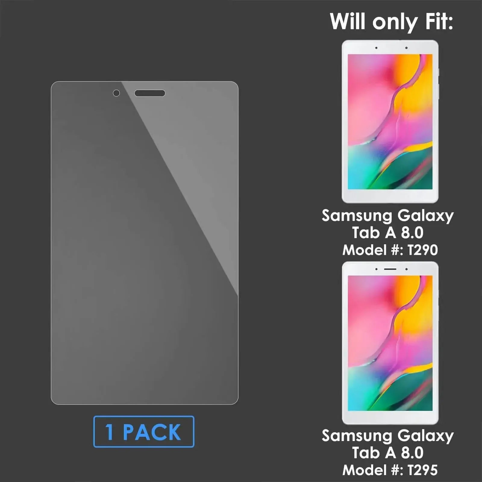 Tempered Glass For Samsung Galaxy Tab A 8.0" 2019 Screen Protector