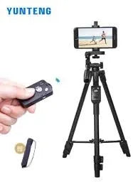 Tesoro YUNTENG VCT-5208 43cm-125cm Aluminum Professional Tripod