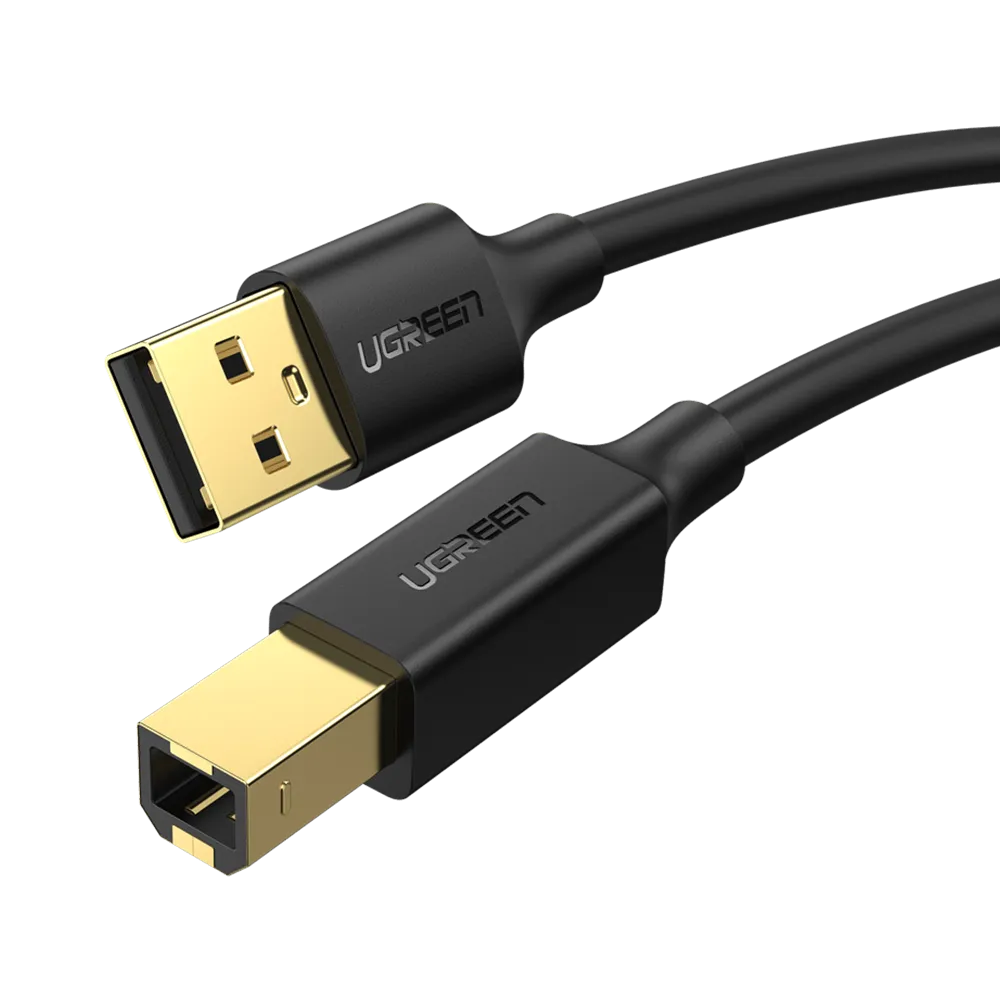 UGREEN 10350 USB 2.0 AM to BM Print Cable 1.5m Black