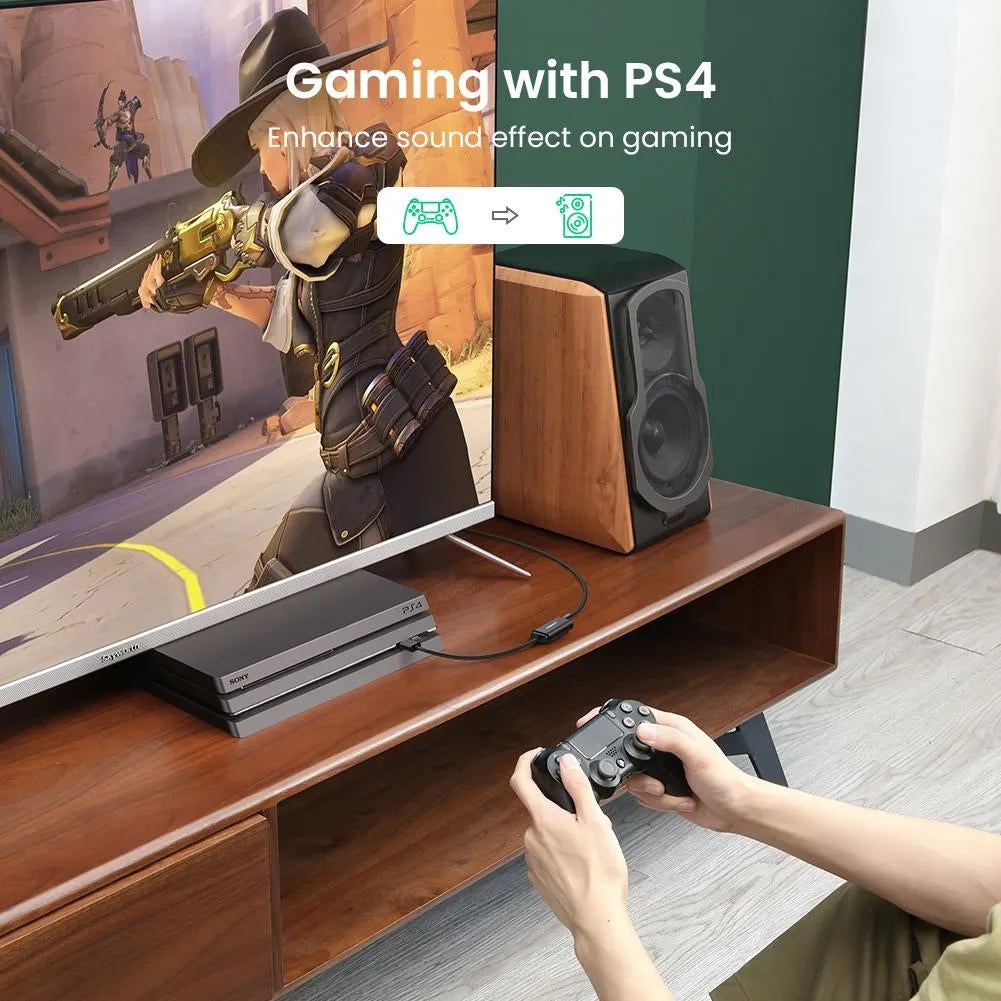 UGREEN 30724 USB 2.0 External Sound Adapter Black