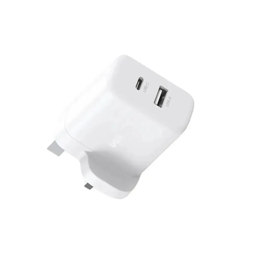UGREEN 45315 Dual Port Type-C & USB 20W PD White