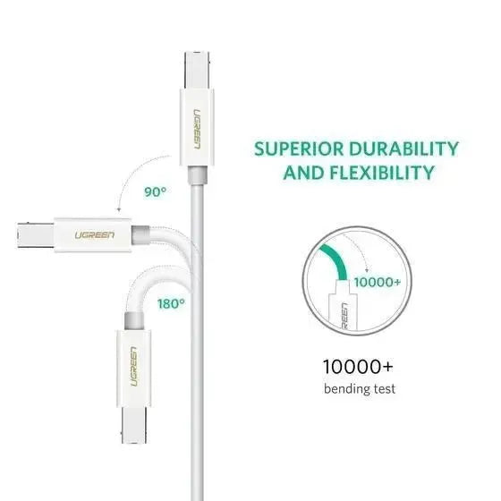 UGREEN 50446 USB-C To USB 2.0 Print Cable 2m Black