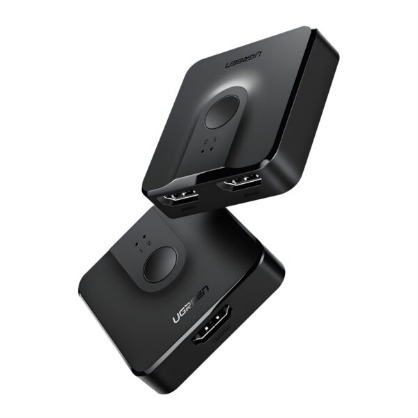 UGREEN 50966 2 In 1 Out 4K 60Hz HDMI Switch Black