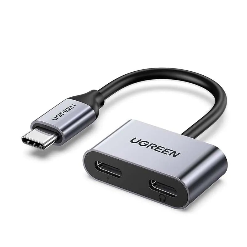 UGREEN 60165 USB-C One-Two Converter Grey
