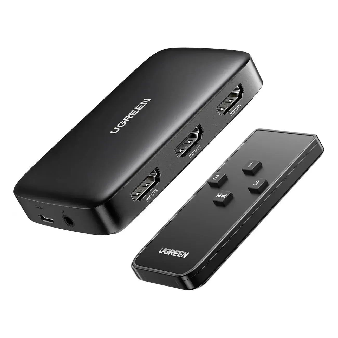 UGREEN 80125 HDMI 3 In 1 Out 4K 30HZ Switch Black