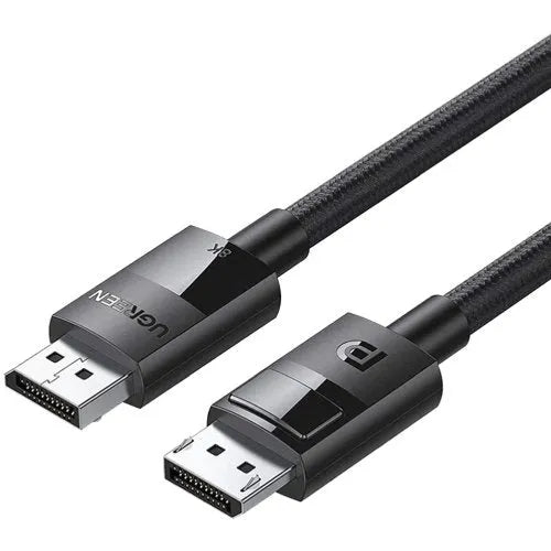 UGREEN 80392 DP 1.4 Male To Male Plastic Case Braided Cable 2m