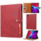 Universal 9-10" Aokus Stitched Premium Wallet Case Red