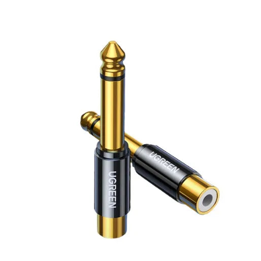 UGREEN 80731 6.35mm Male To RCA Female Adapter