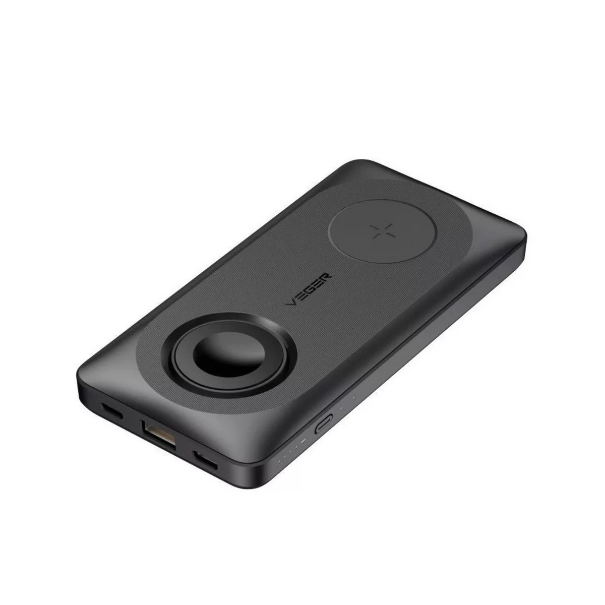 Veger MagMulti W1156 PD QC3.0 3A 22,5W 10000mAh Power Bank With Wireless Charging Black
