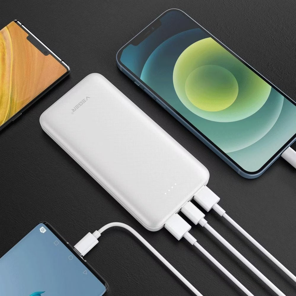 Veger W1065 A10 2A 10000mAh Power Bank White